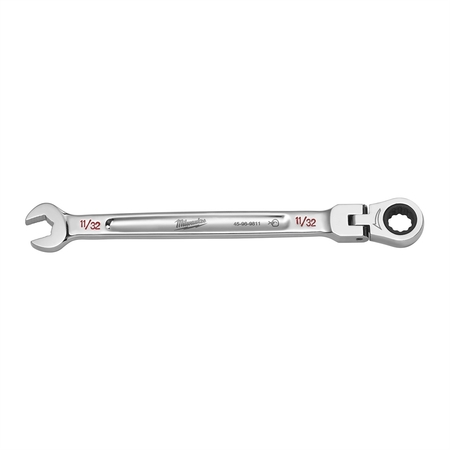 MILWAUKEE TOOL 11/32" Flex Head Ratcheting Combination Wrench 45-96-9811
